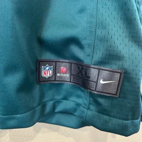 Carson Wentz Philadelphia Eagles Teal NFL Jersey #11 size XL - Picture 2 of 6